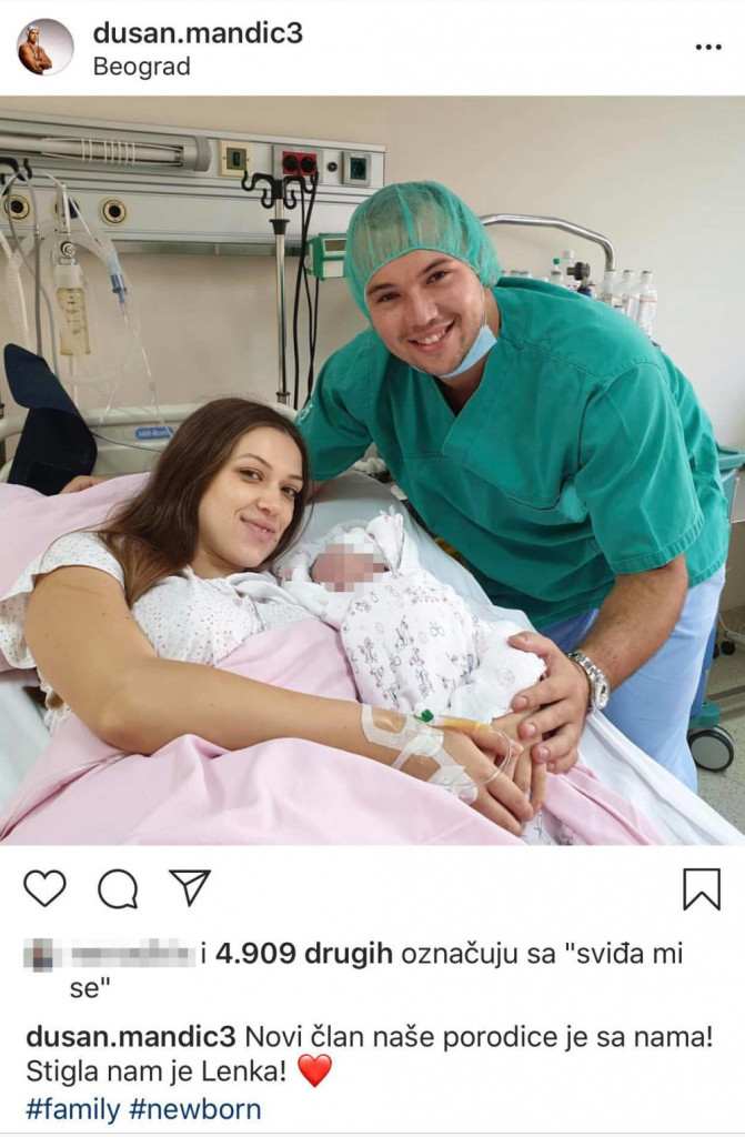 Dušan Mandić postao otac