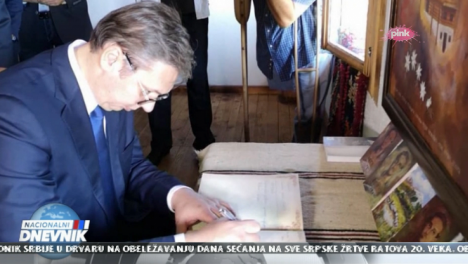 Aleksandar Vučić u kući Gavrila Principa