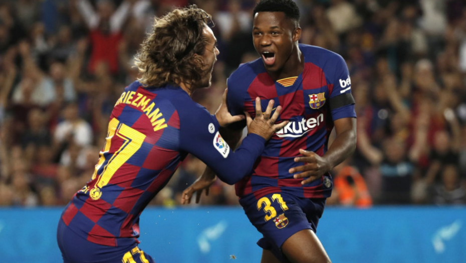 Antoan Grizman i Ansu Fati