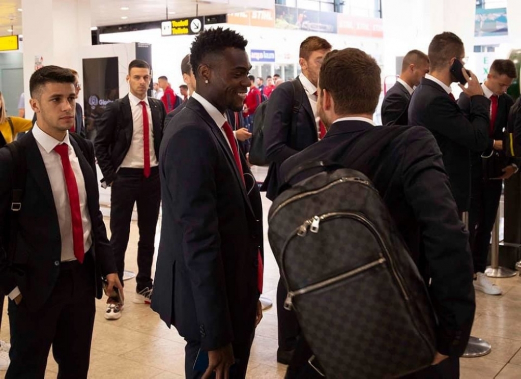 Igrači Zvezde pred put