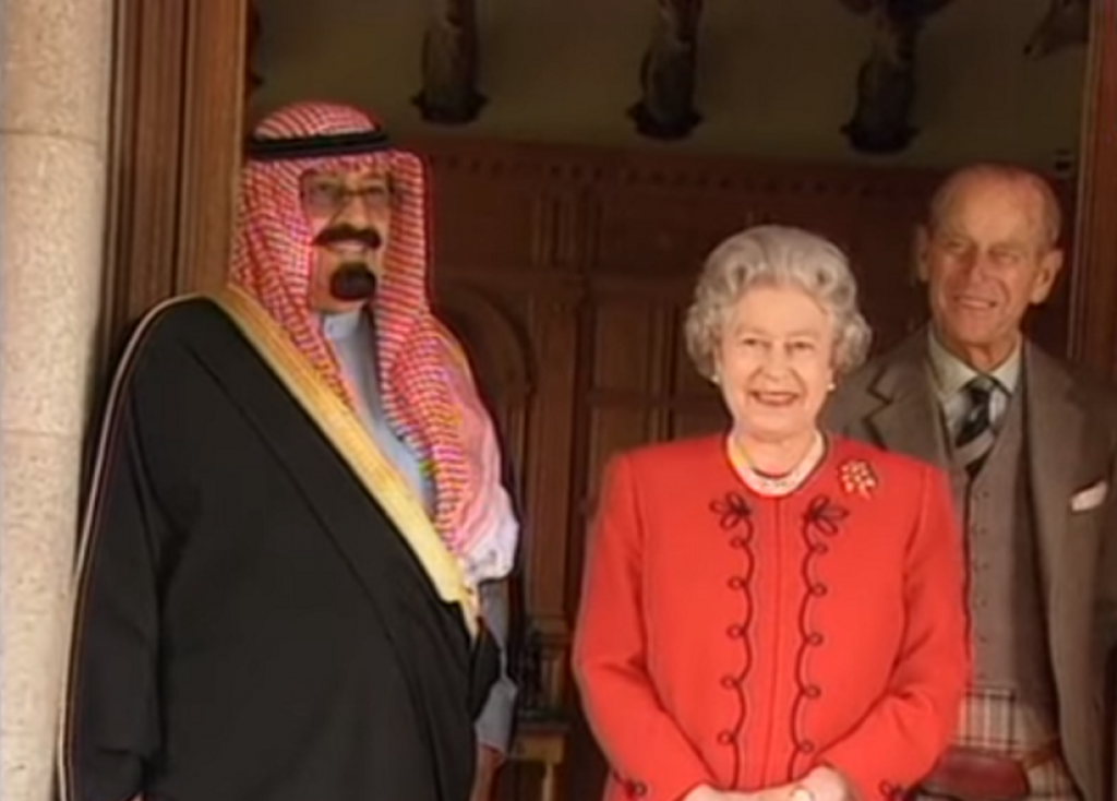Kralj Abdulah i kraljica Elizabeta II