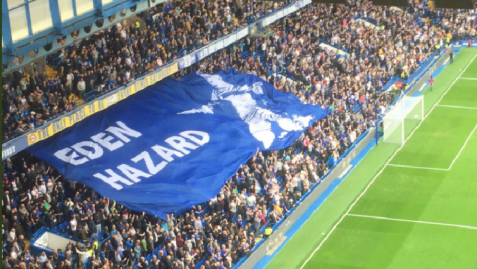 Transparent navijača Čelsija