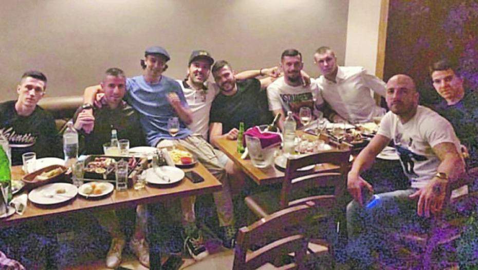 Slavlje fudbalera Partizana