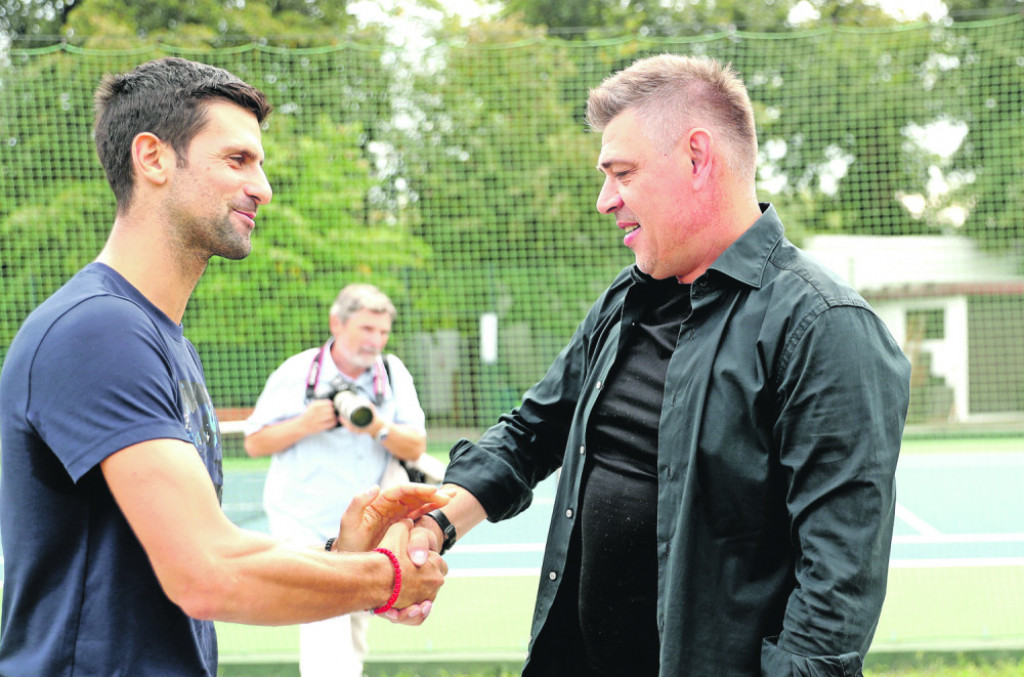 Novakov trening u Beogradu