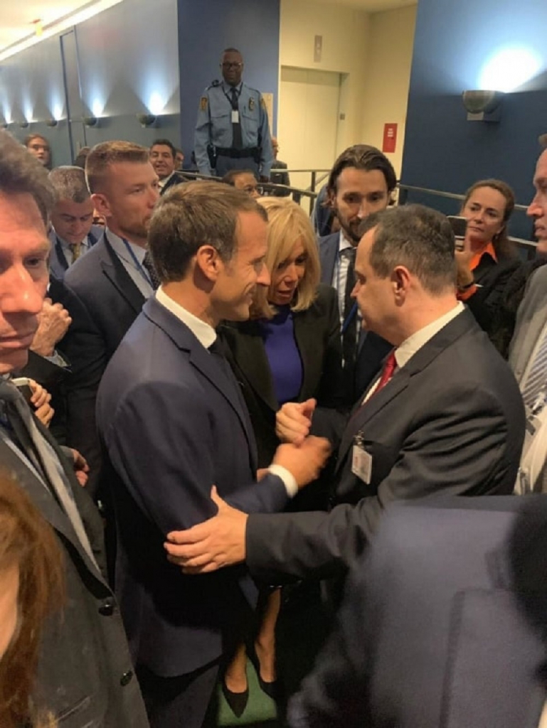 Ivica Dačić, Emanuel Makron