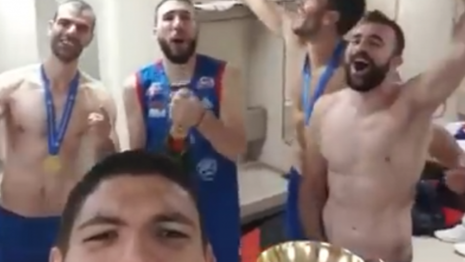 Slavlje odbojkaša Srbije