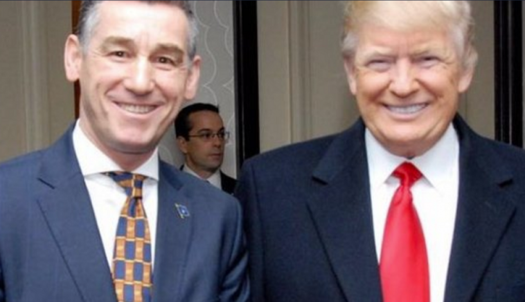 Kadri Veselji i Donald Tramp