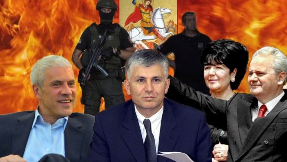 Boris Tadić Zoran Đinđić Mira Marković Slobodan Milošević