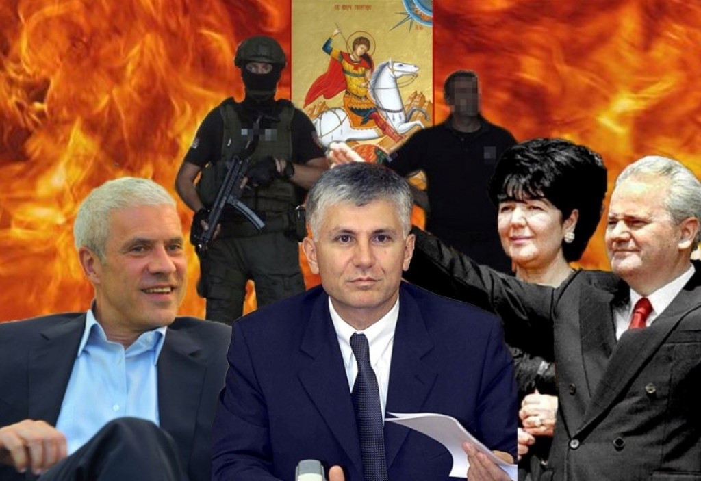 Boris Tadić Zoran Đinđić Mira Marković Slobodan Milošević