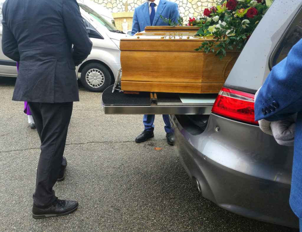 smrt, sandruk, sahrana