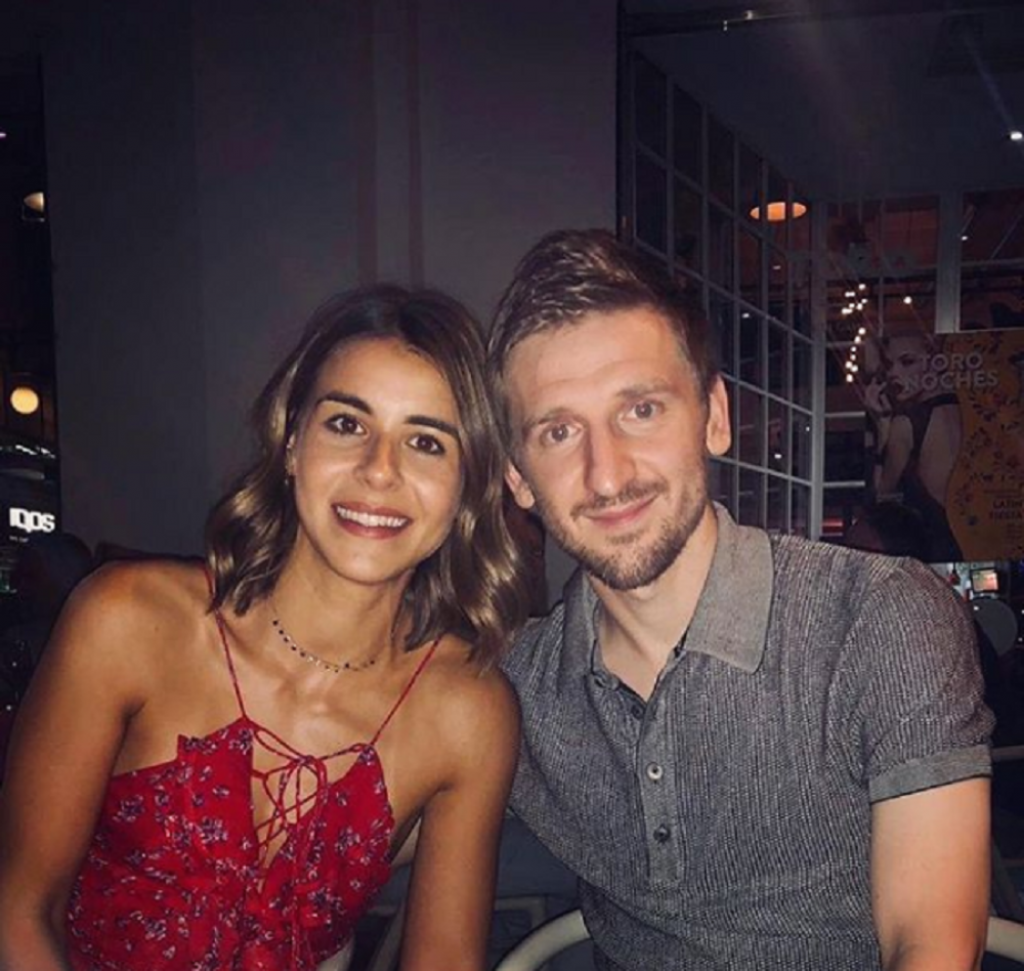 Marko Marin sa suprugom Sarom