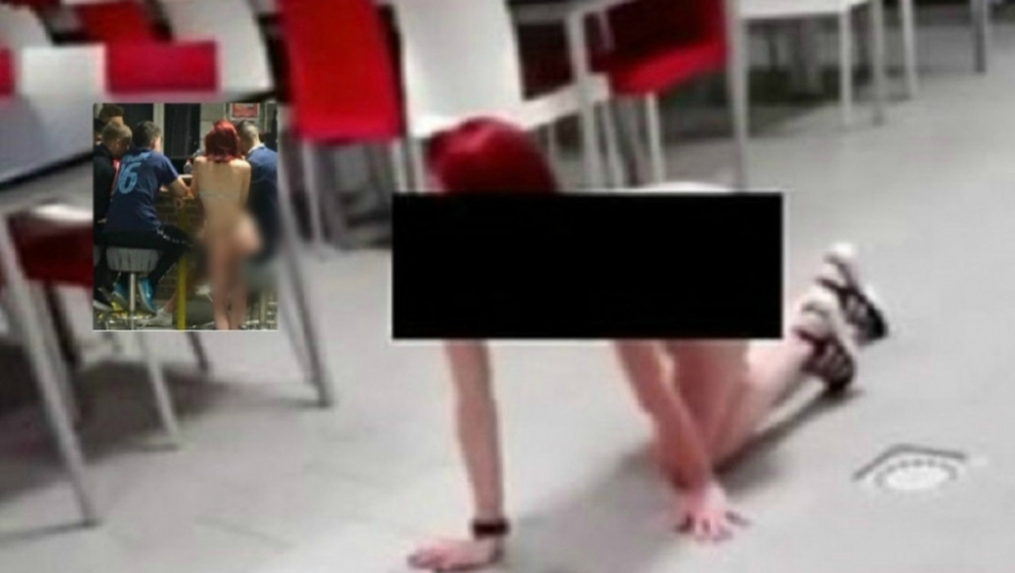 fudbaleri siluju devojku