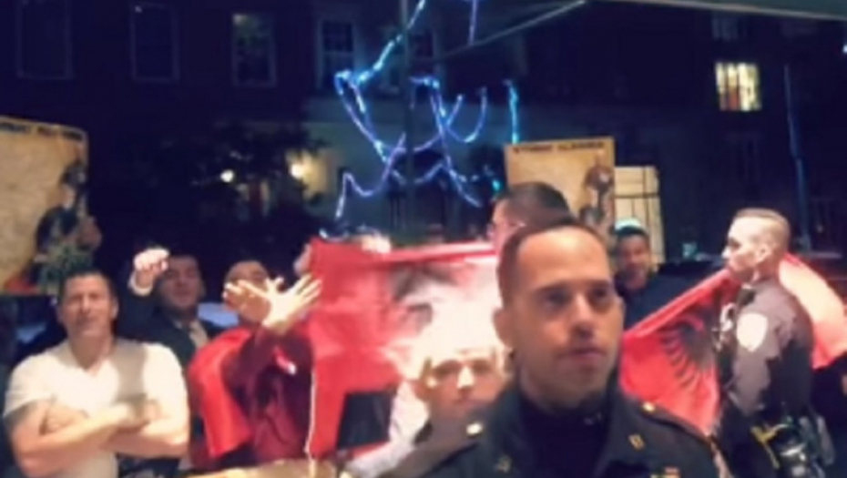 protest Albanaca u Njujorku