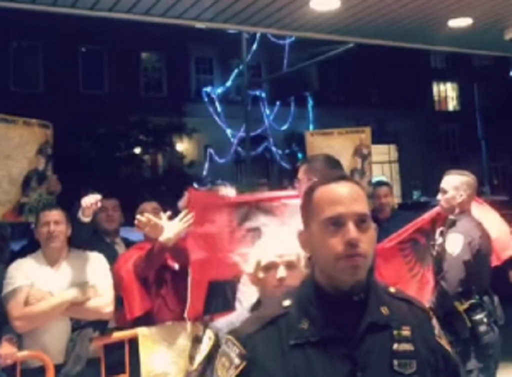 protest Albanaca u Njujorku
