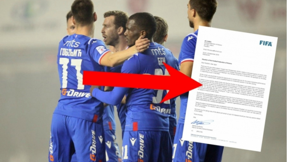 Crvena zvezda/ Kosovo/ FIFA