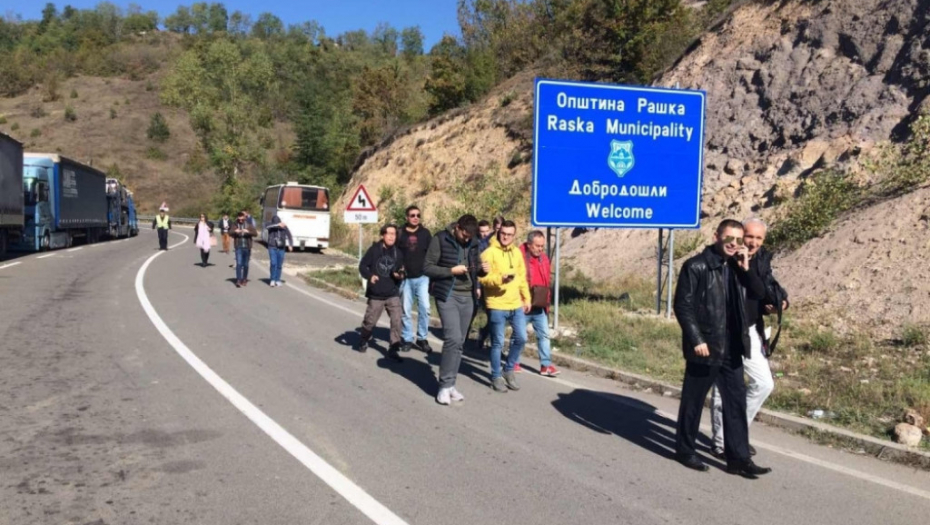 srpski izveštači na Jarinju