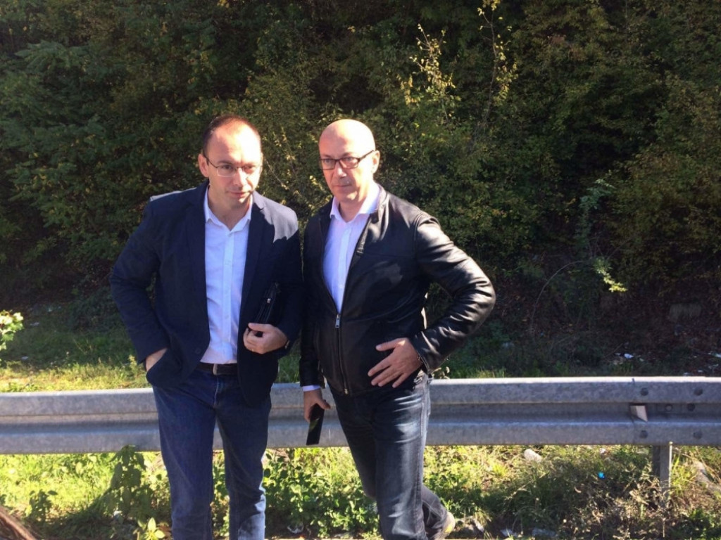 Goran Rakić na prelazu Jarinje