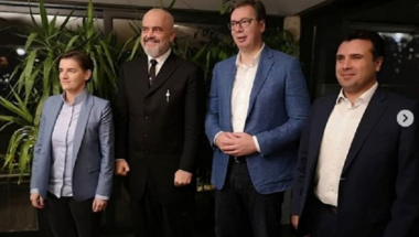 Aleksandar Vučić, Ana Brnabić, Zoran Zaev, Edi Rama, Novi Sad,