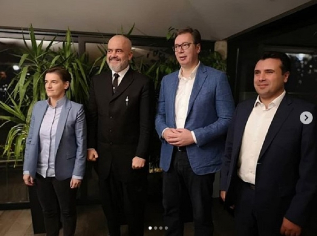 Aleksandar Vučić, Ana Brnabić, Zoran Zaev, Edi Rama, Novi Sad,