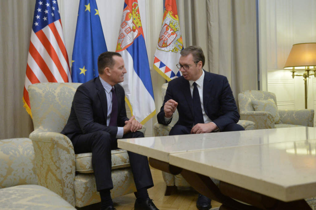 Aleksandar Vučić, Ričard Grenel