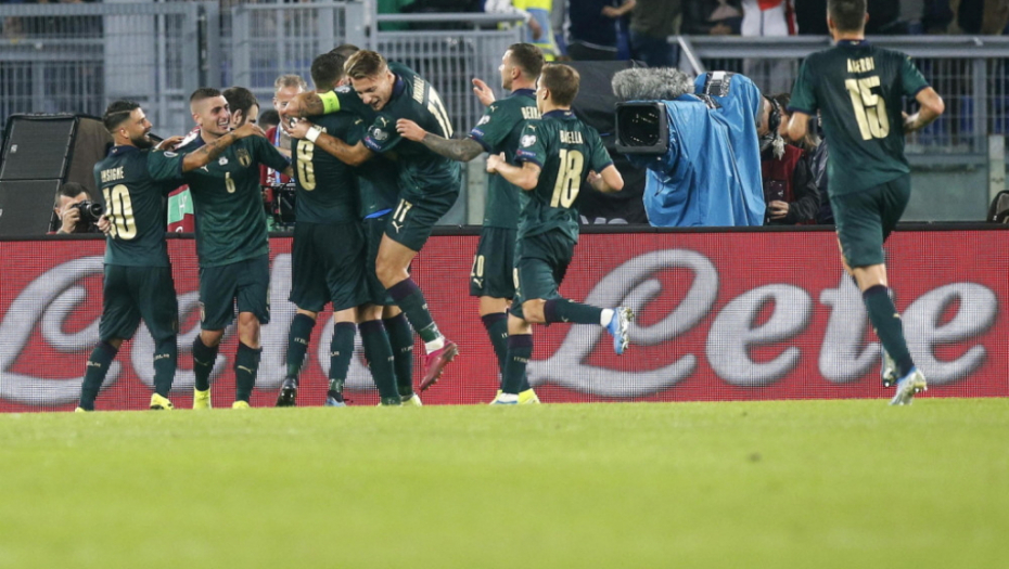 slavlje reprezentativaca Italije
