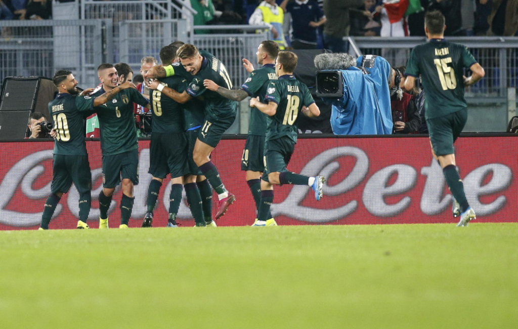 slavlje reprezentativaca Italije