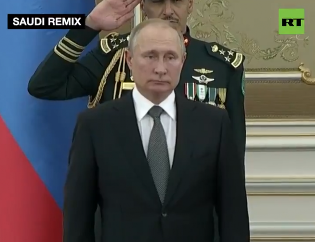 Vladimir Putin, Saudisjak Arabija