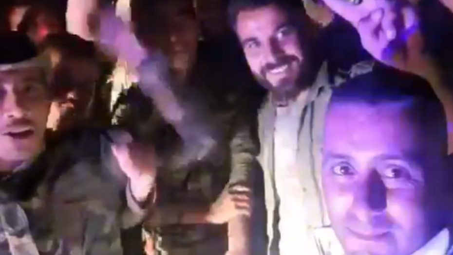 Slavlje sirijskih vojnika