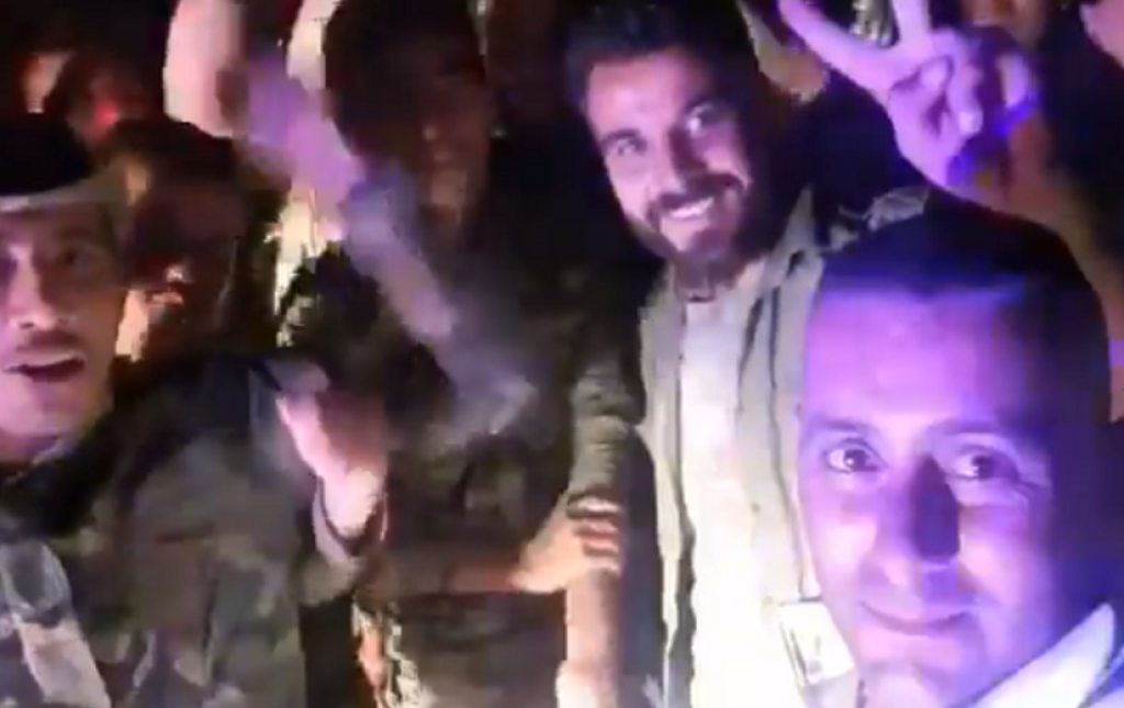 Slavlje sirijskih vojnika