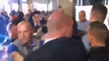 Tuča kod galerije Progres