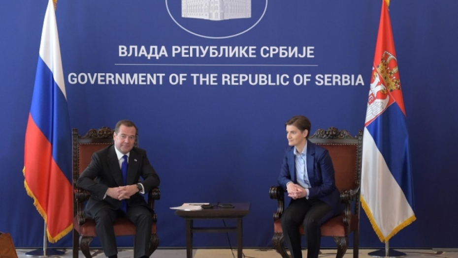 Ana Brnabić i Dmitrij Medvedev
