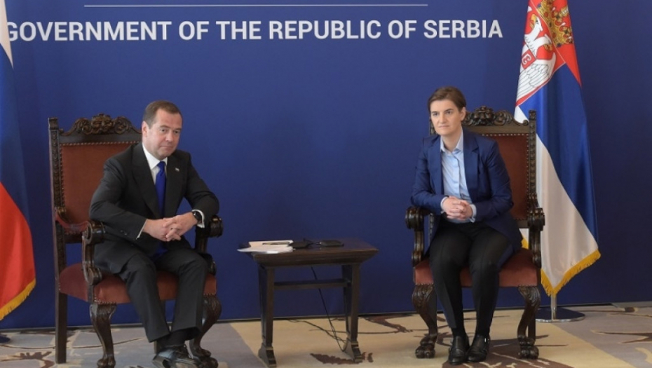 Ana Brnabić i Dmitrij Medvedev