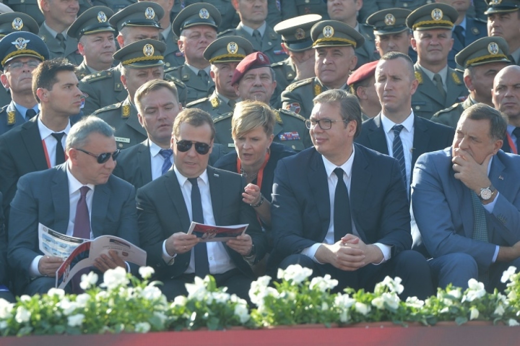 Medvedev, Vučić i Dodik