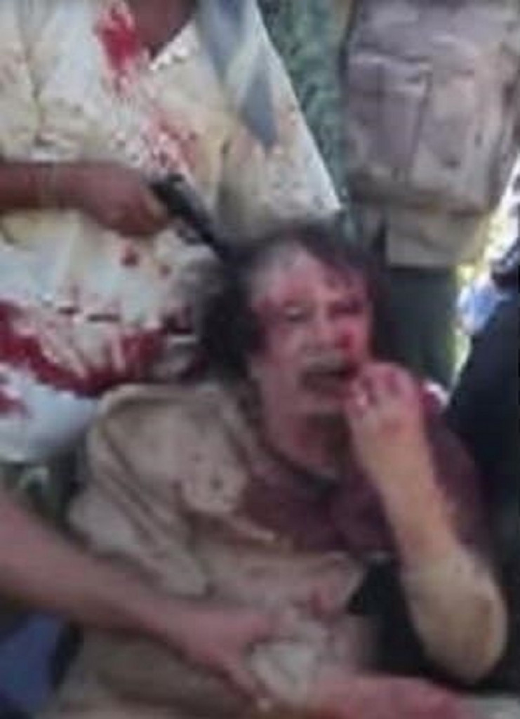 Moamer el Gadafi, smrt