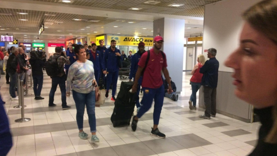 Košarkaši Barselone sleteli u Beograd