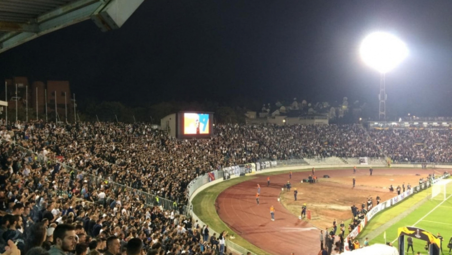 početak meča Partizan - Mančester junajted