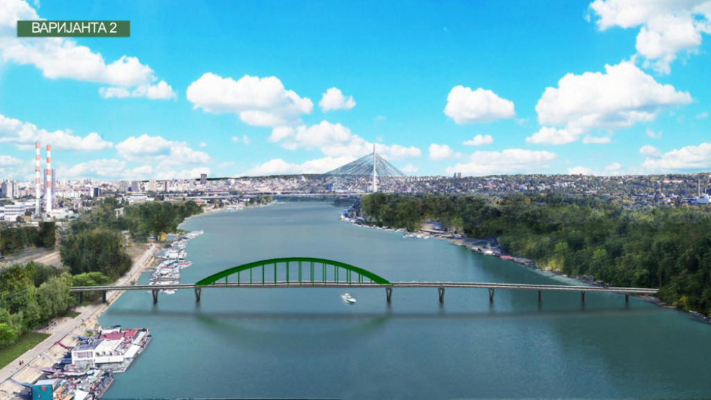 Stari savski most, varijante, izgled, Beograd