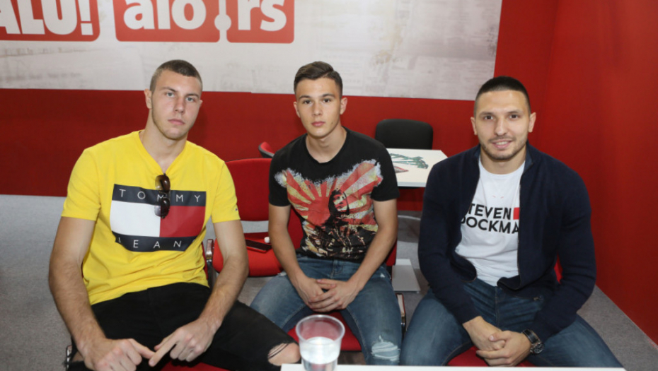 Strahinja Pavlović, Filip Stevanović i Aleksandar Lutovac
