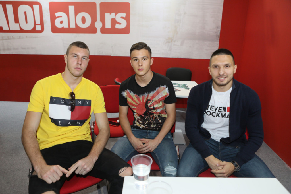 Strahinja Pavlović, Filip Stevanović i Aleksandar Lutovac
