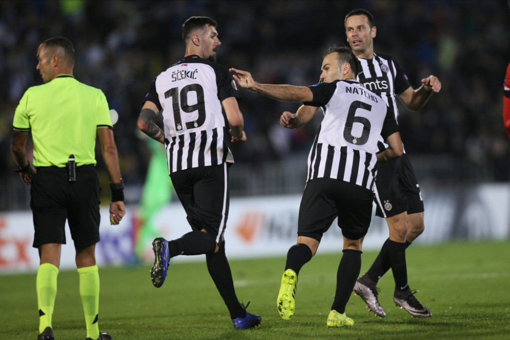 Šćekić, Natho, Ostojić, FK Partizan