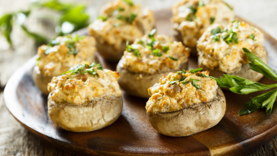 PUNJENI ŠAMPINJONI, PEČURKE, HRANA