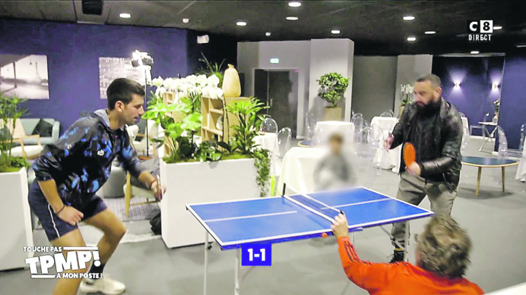 Novak na francuskoj TV8