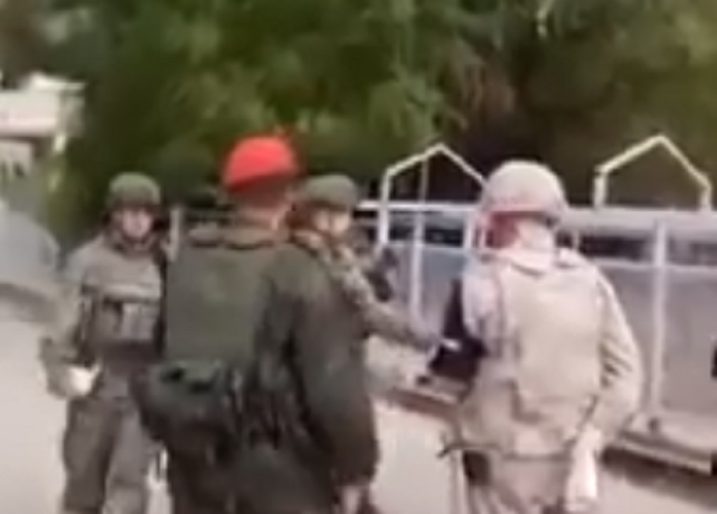 Susret ruskih i turskih vojnika