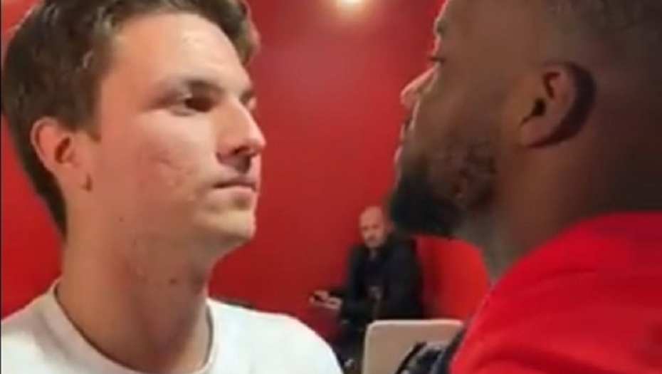 Miomir Kecmanović i  Franses Tijafu