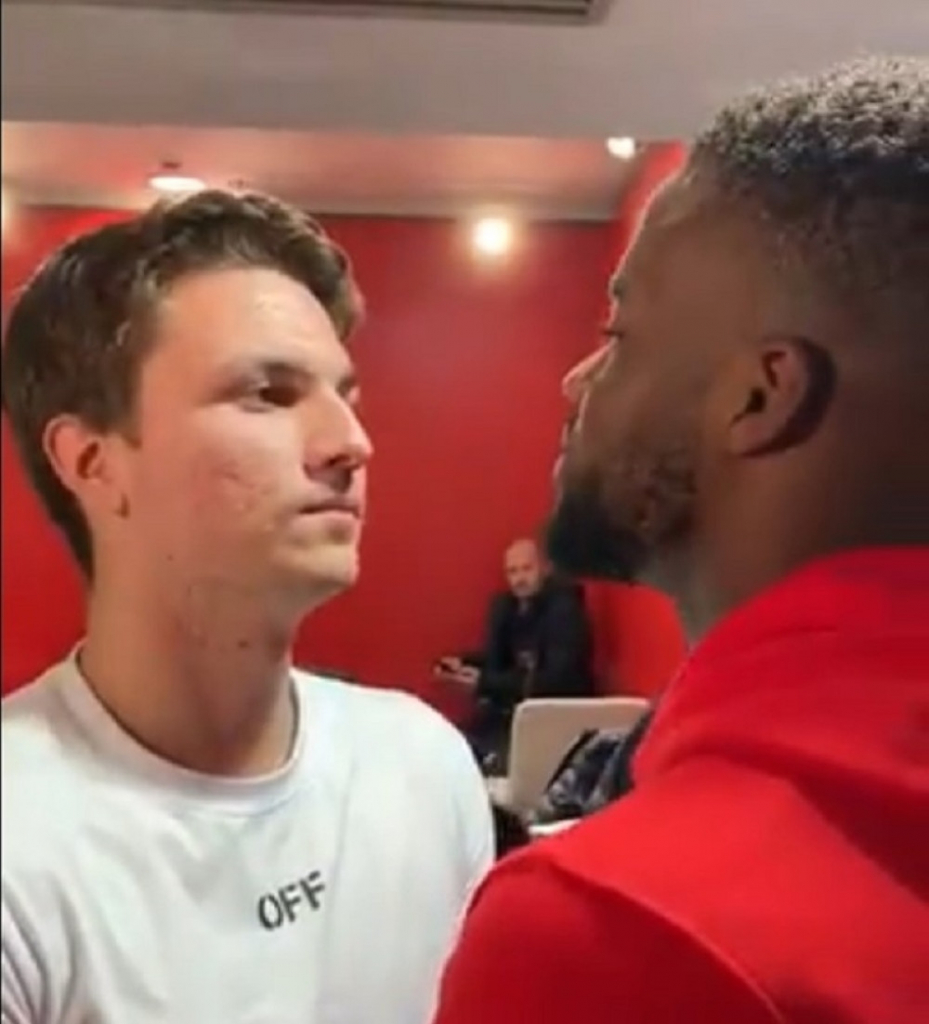 Miomir Kecmanović i  Franses Tijafu