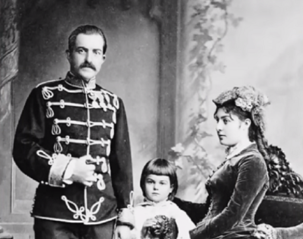 Milan, Natalija i Aleksandar Obrenović