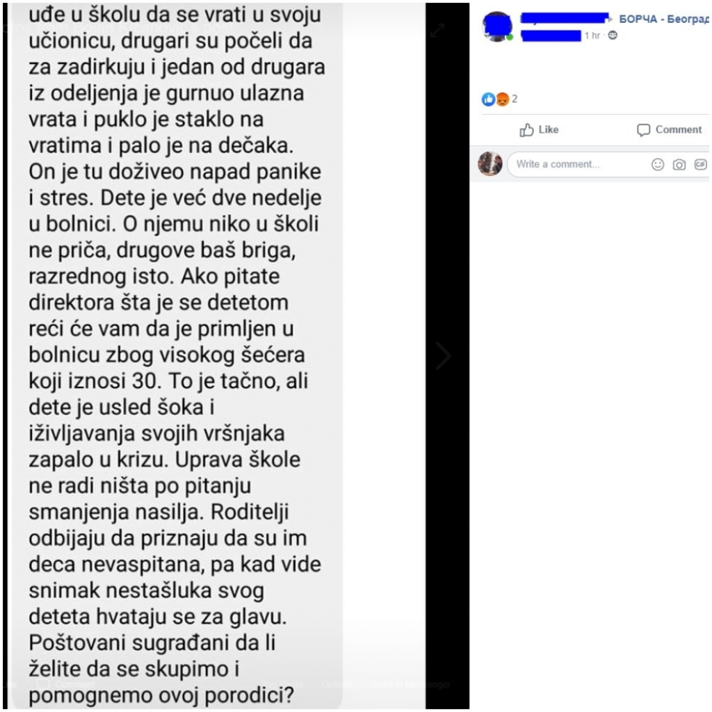 anonimna prepiska o nasilju