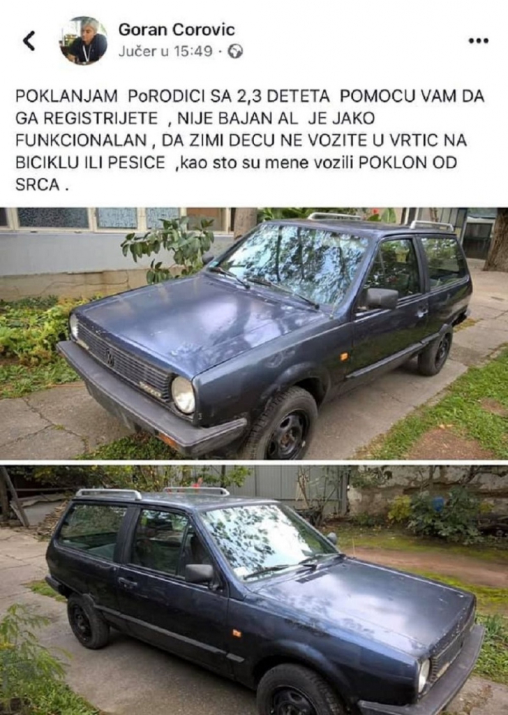 Auto na poklon