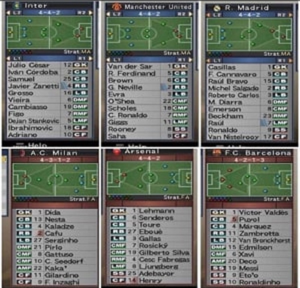 Inter - Milan - Mančester junajted - Arsenal - Real - Barsa