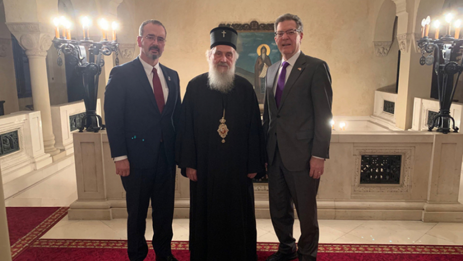 Patrijarh sa ambasadorima SAD
